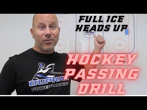 Hockey Passing Drill For Full Ice - Get Your Player's Heads Up