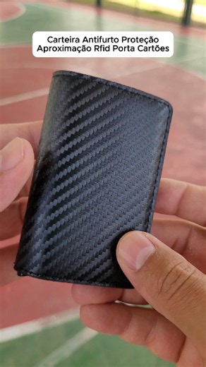 Carteira antifurto proteção aproximação Rfid Porta Cartões