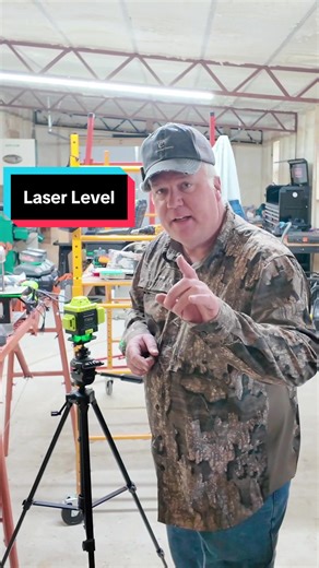 Laser Line Levels are absolutely the right tool when you need long straight and level lines. Hanging panels have never been easier. #tools #level #laserlevel #diy #homeimprovement #thrivingcountry #ttsdelightnow #giftguide #februaryfinalpush