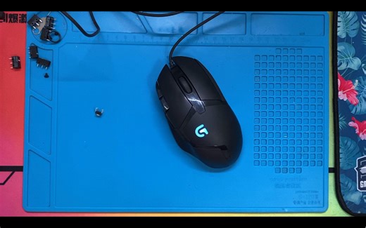 罗技g402电竞游戏鼠标拆解更换滚轮按压微动视频。完美修复鼠标故障。