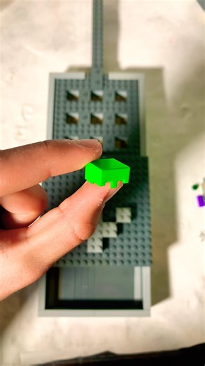 Crafting a sea turtle helmet #SeaTurtleHelmet #Minecraft #CraftingTable #LegoCraftingTable #Lego