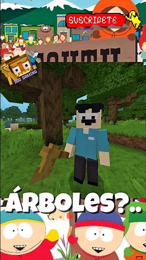 se TALAN los árboles? #comedia #minecraft #parodia #southpark
