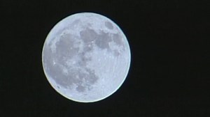 Rare blue moon to light Halloween sky