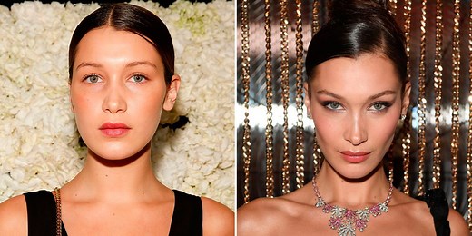 El antes y después de Bella Hadid