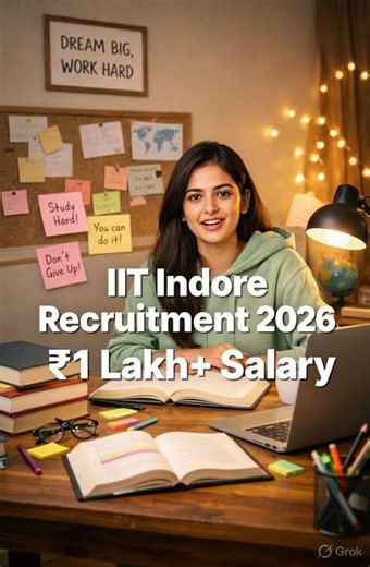 IIT Indore Recruitment 2026 🔥 ₹1 Lakh+ Salary | Assistant Professor Vacancy | Apply Now