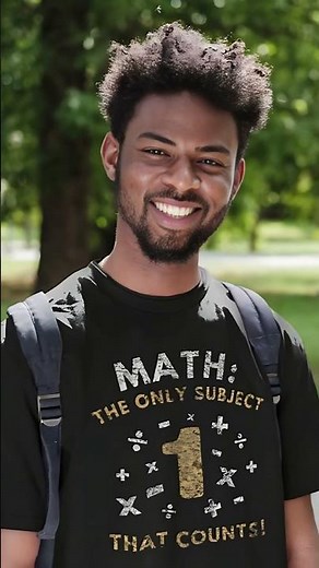 Math: The Only Subject That Counts | Funny Math Pun T-Shirt for Nerds & Students
