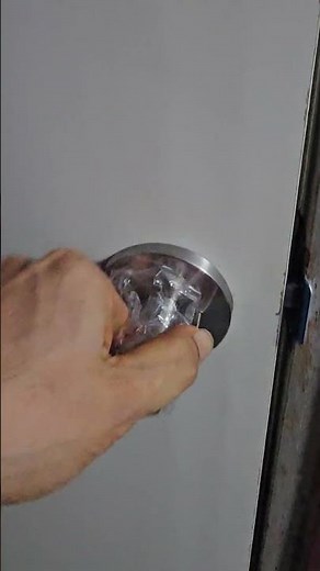 [레바문고리고장교체설치]의정부 가능동 열쇠 화장실 문고리 고장 교체 및 우유투입구 마개 설치 후기 (번호키열쇠24시)