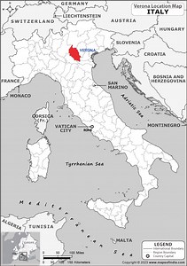 Where is Verona Located in Italy? | Verona Location Map in the Italy