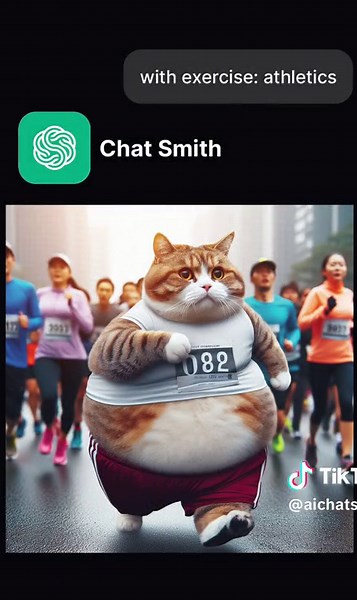 had trouble losing weight??🤔🫠 #chatgpt #chatsmith #aiart #aichat #catstory