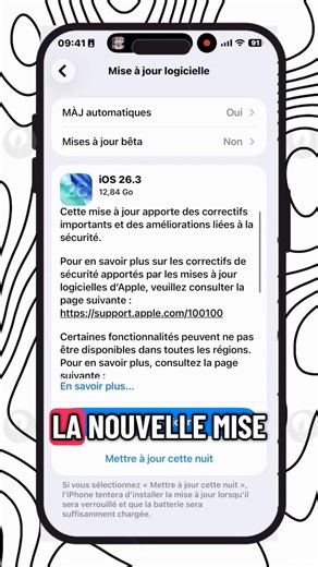 Regarde ÇA avant d’installer iOS 26 3 sur ton iPhone #ios26 #apple