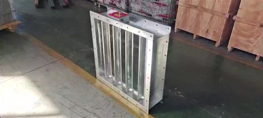 Galvanized Sheet Fresh Air Supply Smoke Exhaust Discharging Valve Motorized Fire Volume Damper