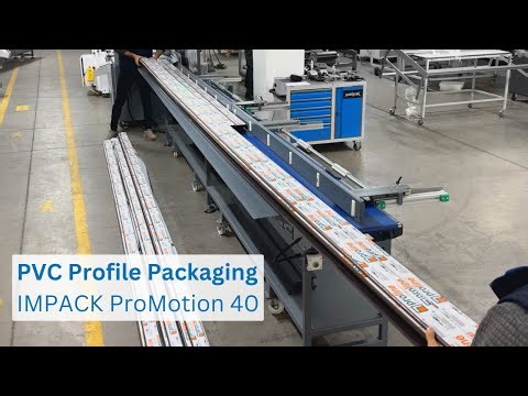 PVC Profile Packaging with Orbital Tape Bander