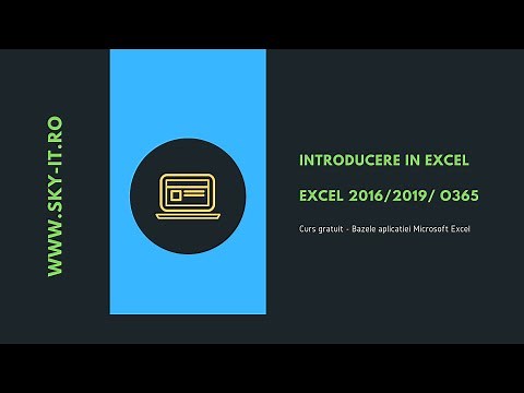 Curs introducere in Excel (Ghid Microsoft Excel pentru incepatori) (Cursuri Excel incepatori)