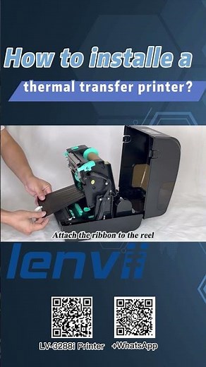 How to install a thermal transfer printer？
