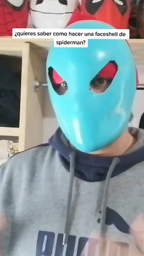 Tutorial: Crea tu propia Face Shell de Spider-Man