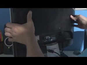 how to change out a computer monitor