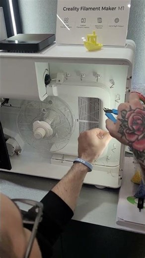 CREALITY FILAMENT MACHINE IN ACTION!!!