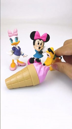 Satisfying with Unboxing Mickey, Donald, Goofy Eats Ice-Cream Toys ASMR Funny Videos #mickeymouse