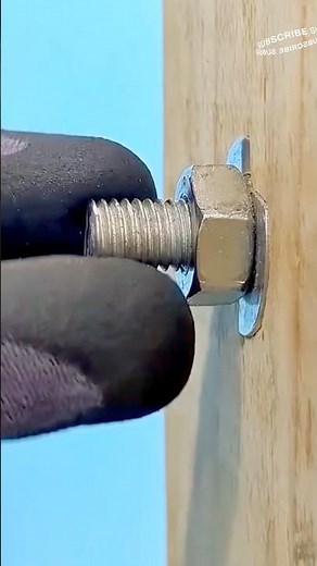 Never Loose Nuts & Bolts Again 🤜 Pro Tightening Trick 🤙 #craft #handmade #skills