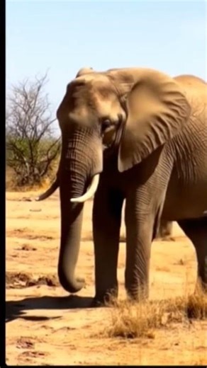 Sound of the African Elephant #wildlife #elephant #animals #ytshorts