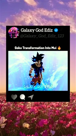 Goku Transformation Into Mui🔥 #dragonball #dbs #sdbh #goku #shorts