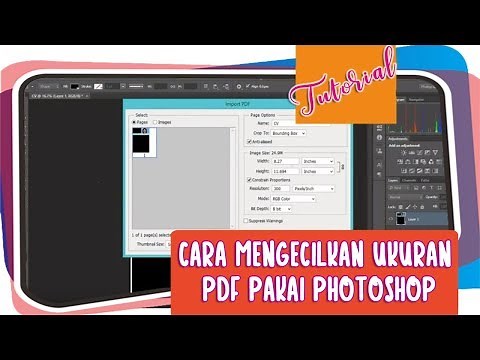 CARA MENGECILKAN UKURAN PDF PAKAI PHOTOSHOP