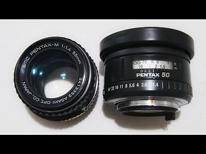 Pentax 50mm f1 4 M vs FA comparison