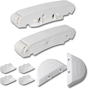 2024 𝙐𝙥𝙜𝙧𝙖𝙙𝙚 AXV417WHP Pool Cleaner Pod Swing Kit,AXV604WHP Front and Rear Bezels, White AXV414P Pod Shoes Compatible with Hayward Navigator Pool Vac Ultra Pool Cleaner Parts