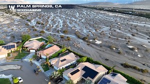 NEW VIDEO: Aftermath drone footage of Hilary in Palm Springs, CA. Road closures are still expected today in Palm Springs. | WeatherNation