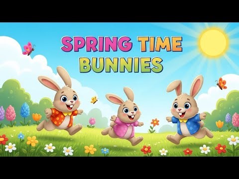 Spring Time Bunnies | Fun Learning Song For Kids
