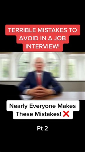 12K views · 171 reactions | Terrible Mistakes to Make in a Job Interview! #interviewtips #interviewskills #interviewquestions #interviewfail #jobinterviewtips #jobinterview #careervidz #richardmcmunn #279 | Career Vidz | Facebook