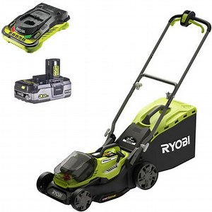 Pack RYOBI Tondeuse 18V Brushless RY18LMX37A-0 - 1 Batterie 3.0Ah High Energy - 1 Chargeur ultra rapide