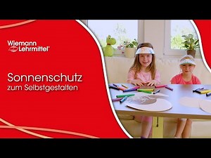 🌞DIY-Sonnenschild basteln – Blanko-Sonnenschutz zum Selbstgestalten🌞