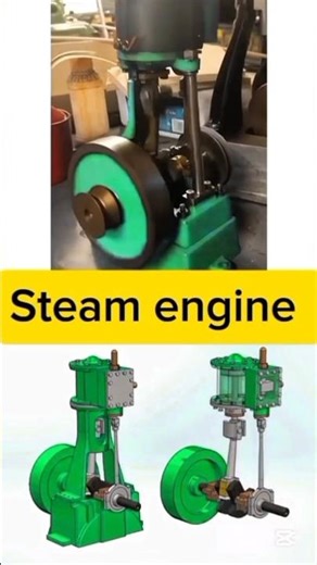 Check This Steam Engine Working Mechanism #cad #engineering #exploringinnovation #machine #engine