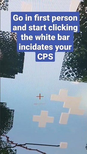 How to see your CPS on Minecraft! #minecraft #shorts #new #build #cps