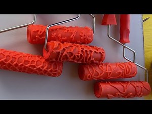 The rarest techniques with textured rollers from Aliexpress
