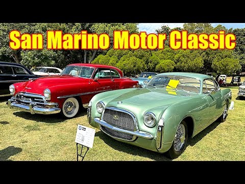 San Marino Motor Classic 2025 Car Show, San Marino, California