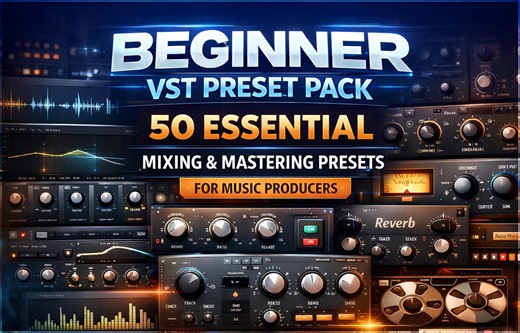 Beginner VST Preset Pack | 250 Essential Mixing & Mastering Presets for Music Producers - Etsy