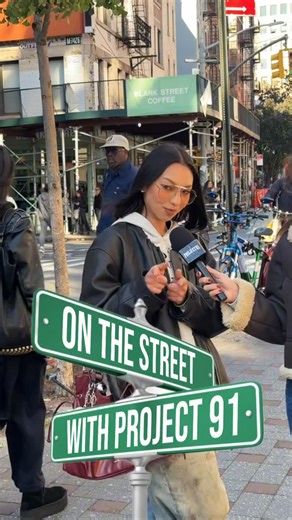 PROJECT 91 on Instagram: "On The Street w/ @lumia.nocito 🎥 Never ask a New Yorker the worst subway line ✍️"