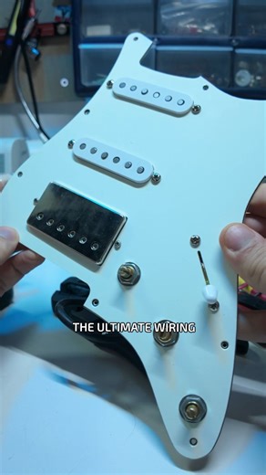 Marko | Engineering Sound on Instagram: "The ultimate wiring for HSS guitars. But THIS can also be improved with the addition of a push pull or toggle switch, to add the Bridge & Neck option."
