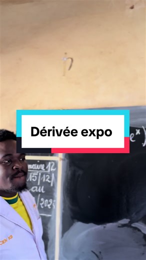 Déterminer la dérivée de la fonction exponentielle #exponentielle #derivee #apprendresurtiktok #pourtoiii @EXCELLENCE GROUP @Koné Bangaly ( KB)