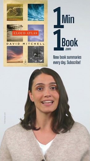 Cloud Atlas by David Mitchell - 1 Minute Summary #1Min1Book #BookSummary #CloudAtlas #DavidMitchell