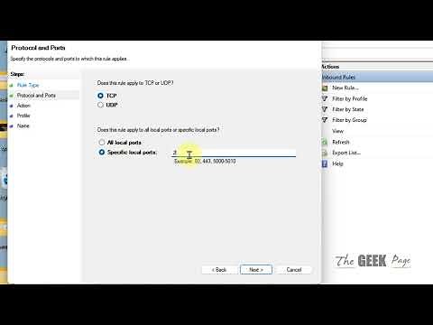 How to block a specific port in windows 11 firewall