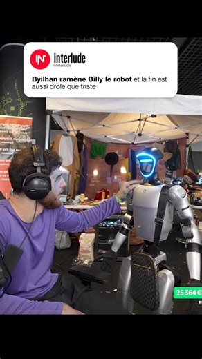 interlude on Instagram: "@byilhann et @nico_la dansaient avec Billy le Robot mais ça ne s’est pas passé comme prévu…😭 👉 Abonne-toi à @interlude pour plus de contenus"