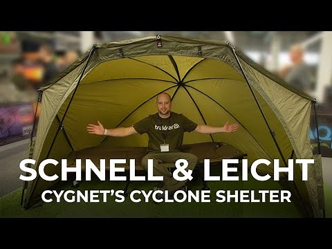 Wie ein Brolly, aber besser! Das Cygnet Cyclone Shelter 100 & 150 | Karpfenzelt | schnell & leicht