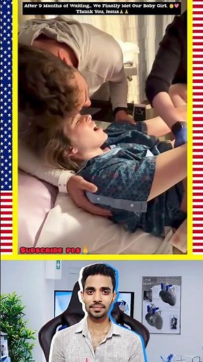 After 9 Months of Waiting... We Finally Met Our Baby Girl.👶Thank You, Jesus #usa #usashorts #birth