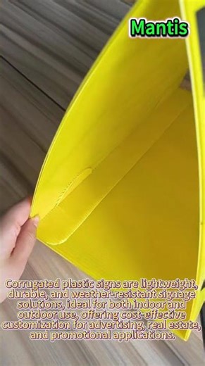 Corrugated Plastic Signs #CorrugatedPlastic #PlasticSigns #CustomSigns #OutdoorAdvertising