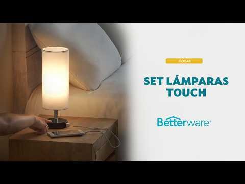Set Lámparas Touch Betterware | Catálogo Febrero 2026