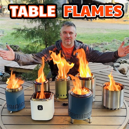 One of the main uses for Back 40 Mini Firewood is table top fire pits. In this video we light up a few to see how they burn. #firewood #mini #patio #backyard #fun | Back 40 Firewood