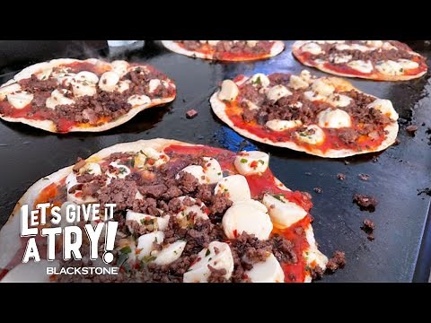 Todd Toven's Thin and Crispy Griddle Pizza | Let's Give it a Try | Blackstone Griddle